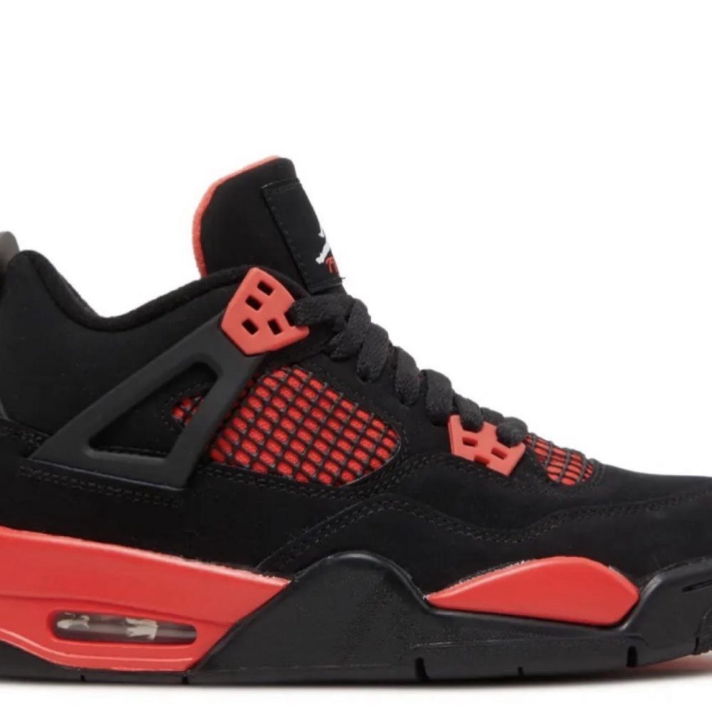 Jordan 4 Retro Size 4 Red Thunder #sneakers #jordan